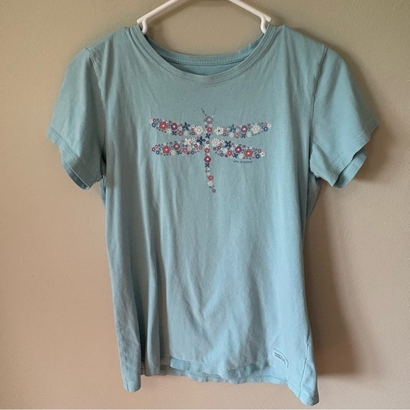 3 Life Is Good Crusher Tees M flaws - Picture 6 of 12